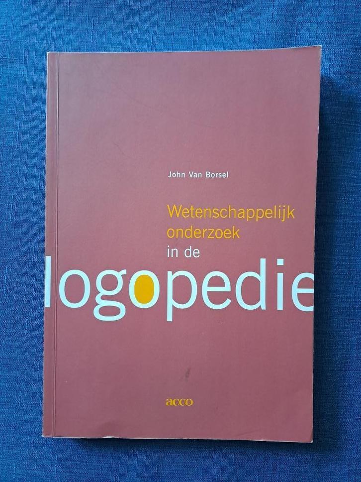 wetenschappelijk onderzoek in de logopedie, Boeken, Studieboeken en Cursussen, Gelezen, Hoger Onderwijs, Ophalen of Verzenden