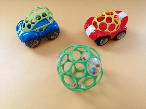 Oball auto's en bal, Kinderen en Baby's, Speelgoed | Babyspeelgoed, Gebruikt, Auto, Met wieltjes, Ophalen