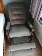 Vintage relax zetel in groene veloers, Huis en Inrichting, Ophalen, Zo goed als nieuw