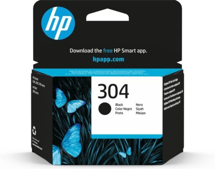 HP 304 - Inktcartridge - Origineel - Zwart, Computers en Software, Printerbenodigdheden, Nieuw, Cartridge, Verzenden