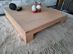 Massief eiken salontafel., Huis en Inrichting, Tafels | Salontafels, Ophalen