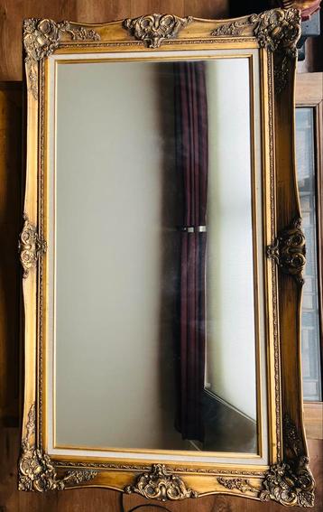 MIROIR ANTIQUE doré (67cm x 118cm) beschikbaar voor biedingen