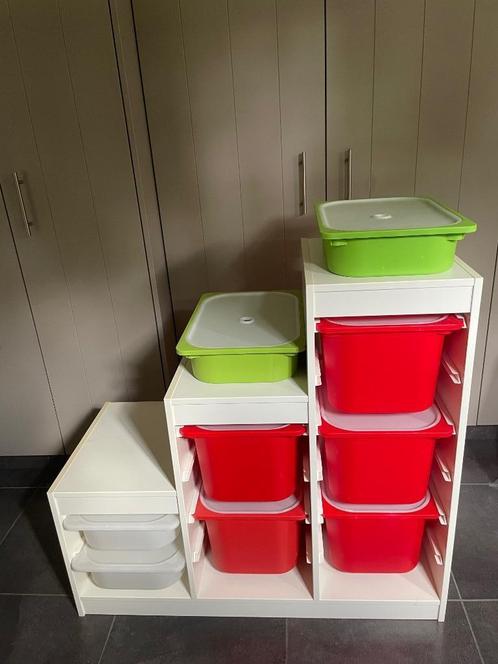 IKEA Trofast opbergkast wit met 9 bakken, Huis en Inrichting, Kasten | Overige, Gebruikt, Ophalen