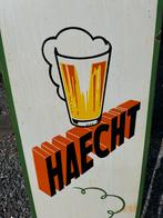 Panneau publicitaire HAECHT en émail à l'huile 1952, Enlèvement, Utilisé, Panneau publicitaire