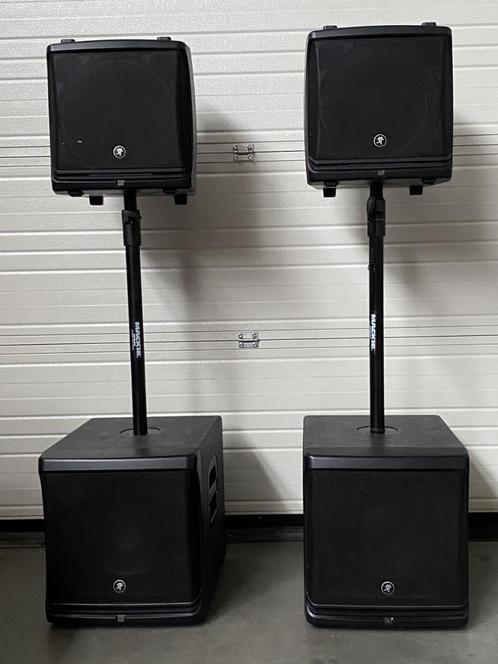 Mackie DLM  geluidset + 2 monitors, Muziek en Instrumenten, Versterkers | Keyboard, Monitor en PA, Gebruikt, P.A., 1000 watt of meer