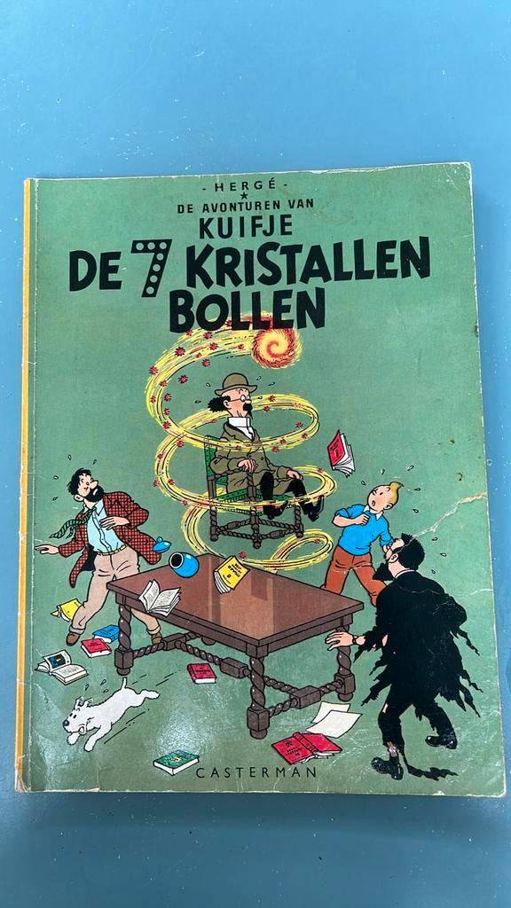 Hergé - De 7 kristallen bollen, Boeken, Stripverhalen, Gelezen, Ophalen of Verzenden