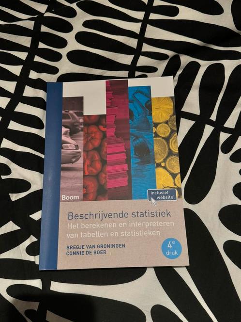 Connie van Boer - Beschrijvende statistiek, Boeken, Wetenschap, Zo goed als nieuw, Ophalen of Verzenden