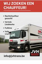 Chauffeur rijbewijs B of C gevraagd