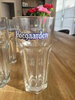 15tal bierglazen Hoegaarden te koop!, Ophalen, Gebruikt, Bierglas