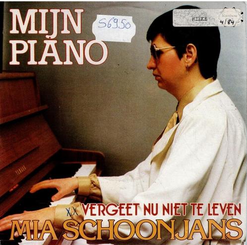 Vinyl, 7"   -   Mia Schoonjans – Mijn Piano, Cd's en Dvd's, Vinyl | Overige Vinyl, Overige formaten, Ophalen of Verzenden