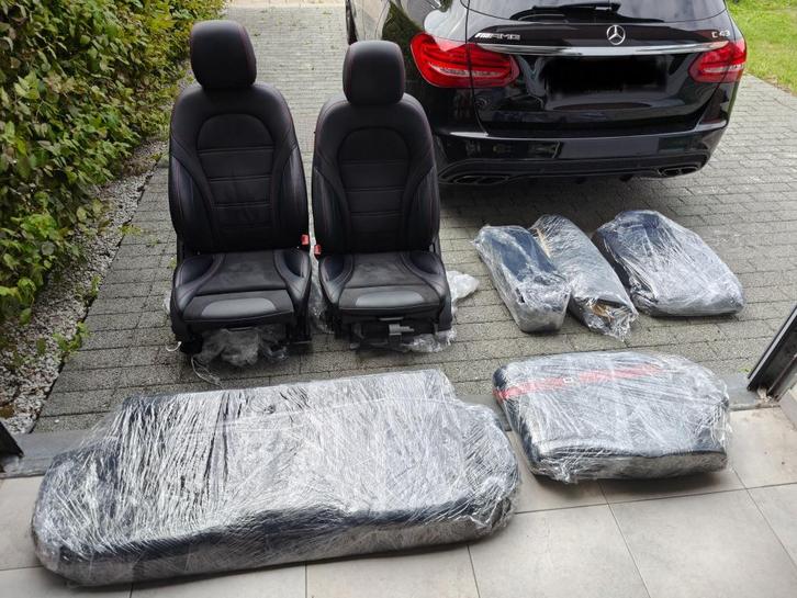 Mercedes c63/c43 amg stoelen V+A, Auto-onderdelen, Interieur en Bekleding, Mercedes-Benz, Gebruikt, Ophalen
