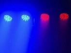 2 x led spots bol eurolite led kls-200 rgb dmx, Enlèvement ou Envoi, Comme neuf, Lumières, Couleur