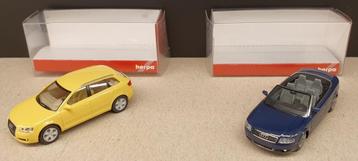 Audi A3 avant & Audi A4 cabrio Herpa 1/87 beschikbaar voor biedingen