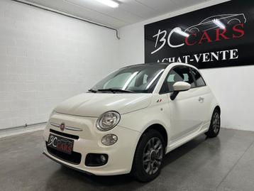 Fiat 500c cabriolet 1.2i*garantie*clim semi cuir jante  beschikbaar voor biedingen
