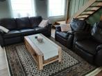 Lederen salon natuzzi, Ophalen, Gebruikt, Leer