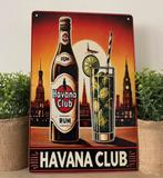 Metalen reclamebord Havana Club, Verzamelen, Merken en Reclamevoorwerpen, Ophalen of Verzenden, Nieuw, Reclamebord