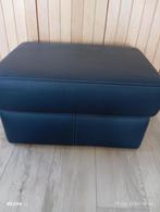 Lederen poef, voetenbank, bijzettafel., Ophalen, 50 tot 75 cm, Nieuw, Leer