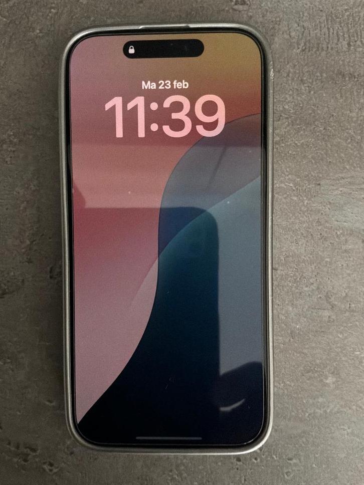 Apple iPhone 15 Pro 128gb, Telecommunicatie, Mobiele telefoons | Apple iPhone, Zo goed als nieuw, 128 GB, iPhone 15 Pro, Ophalen of Verzenden