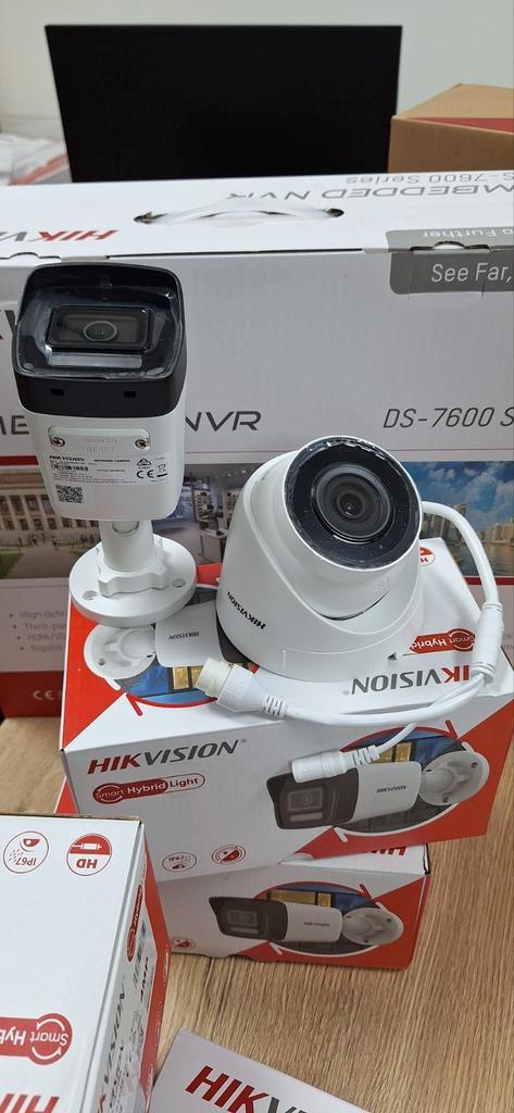 Nieuwe Hikvision PoE-camera's met toebehoren., Audio, Tv en Foto, Videobewaking, Nieuw, Buitencamera, Ophalen of Verzenden