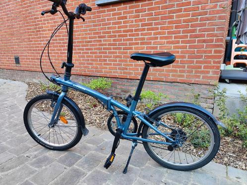 Vouwfiets decathlon Fold 120 grijs, Fietsen en Brommers, Fietsen | Vouwfietsen, Gebruikt, Overige merken, 18 tot 20 inch, Totaal opvouwbaar