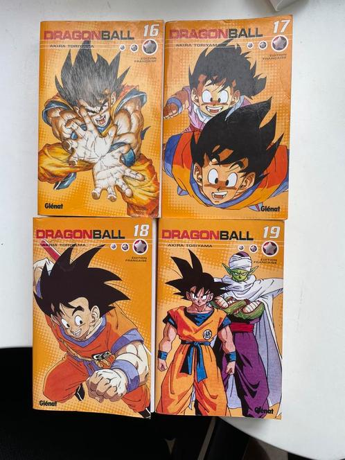 Dragon ball édition orange glénat lot de 4 tomes 16 à 19 ind, Boeken, Stripverhalen, Verzenden