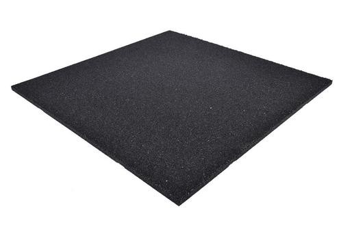 Zwarte Rubber Terras Tegels 100x100x 2.5cm €19.45,- per m2!, Jardin & Terrasse, Pavé & Dalles, Neuf, Tuiles de terrasse, Caoutchouc