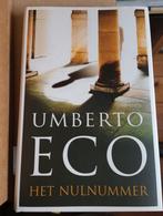 Het Nulnummer van Umberto Eco, Boeken, Ophalen of Verzenden, Nieuw