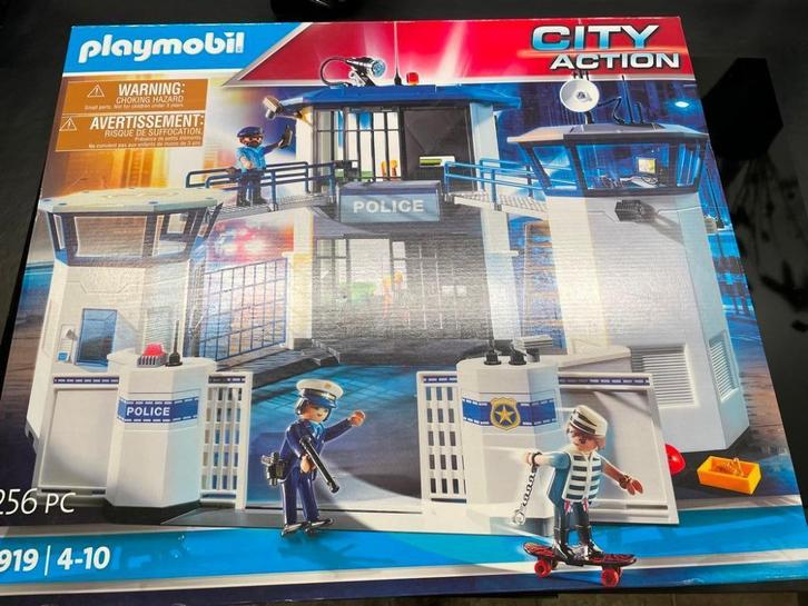playmobil politiebureau met gevangenis, Kinderen en Baby's, Speelgoed | Playmobil, Nieuw, Ophalen of Verzenden