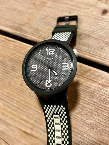 Swatch sportief stijlvol polshorloge, unisex beschikbaar voor biedingen