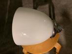 Grote vintage opaline art deco hanglamp, Huis en Inrichting, Gebruikt