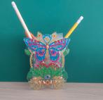 Potloodhouder van acryl en strass „vlinder”, Huis en Inrichting, Ophalen of Verzenden, Nieuw