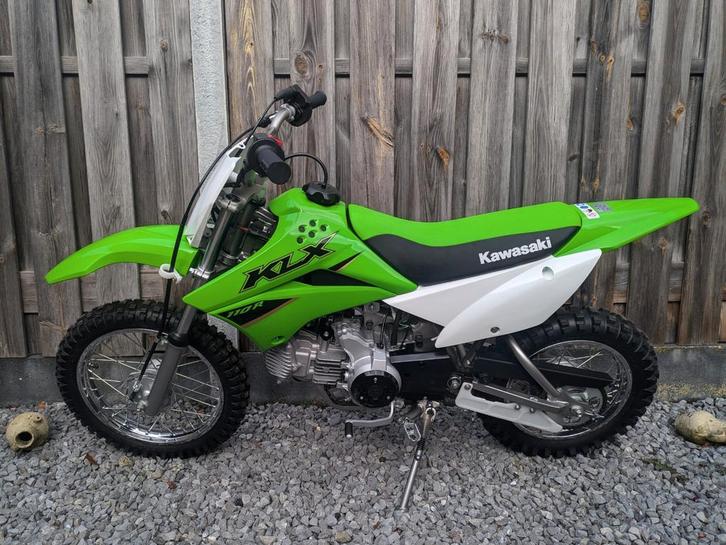 (nieuwe) Kawasaki klx110r 2022, Honda crf110 Yamaha ttr110, Fietsen en Brommers, Minibikes, Midibikes en Pitbikes, Zo goed als nieuw