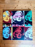 Pop Art, Marylin Monroe print op canvas, Ophalen of Verzenden