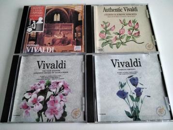 Lot de 4 CD des musiques classiques d’Antonio Vivaldi. disponible aux enchères