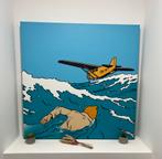 Toile imprimée tintin le crabe aux pinces d’or, Enlèvement, Utilisé