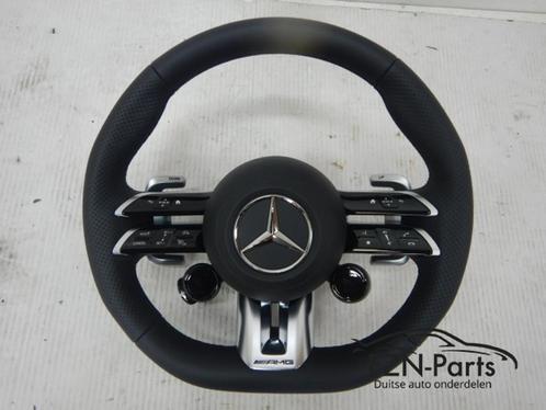 Mercedes-Benz C63 E63 W206 W213 AMG Stuur Leer MF+F1+Airbag, Autos : Pièces & Accessoires, Commande, Utilisé, Enlèvement ou Envoi