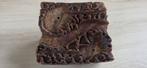 Antieke houten textielstempel, Antiek en Kunst, Ophalen of Verzenden