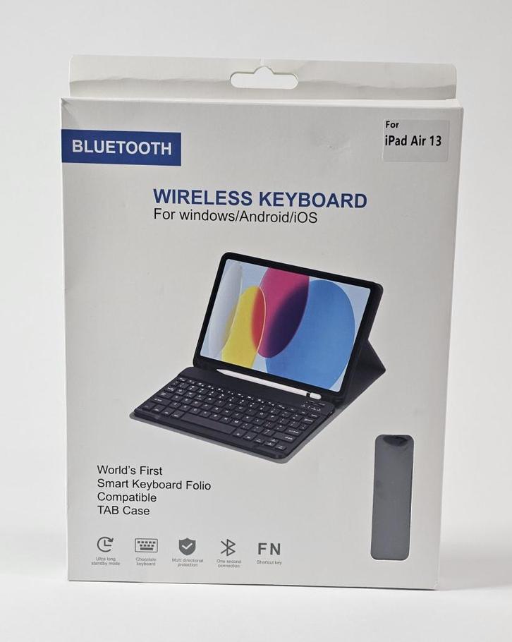KeyboardCase - iPad Pro 12.9 & Air 13" (2024) | Retourdeal, Computers en Software, Tablet-hoezen