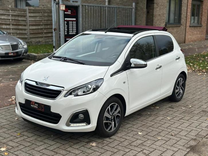 Peugeot 108 - 1.0 benzine - 12.920KM !! - Automaat -Open dak, Auto's, Peugeot, Bedrijf, Te koop, ABS, Achteruitrijcamera, Airbags