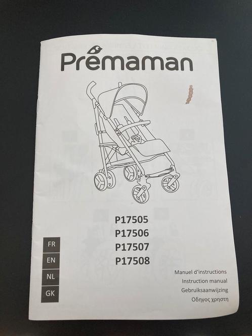 Grijze kinderwagen met kinderwagen, Kinderen en Baby's, Buggy's, Overige merken, Ophalen of Verzenden