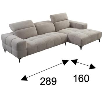 Nieuw stoffen hoeksalon 1050 euro. beschikbaar voor biedingen