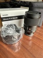 Sigma 50mm 1.4 DG DN  ART SONY FE, Ophalen of Verzenden, Zo goed als nieuw