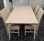 tafel en stoelen Vincent Sheppard, Huis en Inrichting, Tafels | Eettafels, Ophalen, Overige materialen, Gebruikt, 150 tot 200 cm