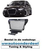 Audi A3 8P RS3 Look Sport Grill Chrome Zwart, Enlèvement ou Envoi