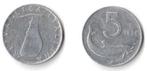 Art. 583 Zeldzame Italiaanse Munt, Ophalen of Verzenden, Italië, Overige waardes, Losse munt