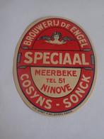 oud bieretiket speciaal Ninove, Ophalen of Verzenden, Zo goed als nieuw, Overige typen, Overige merken