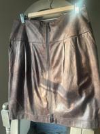 Bruine lederlook rok van Caroline Biss. Maat 44, Kleding | Dames, Ophalen of Verzenden, Zo goed als nieuw, Maat 42/44 (L)