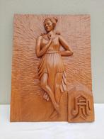 Wandpaneel handgesneden, Ophalen