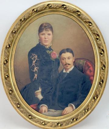 J.W. Haverkamp: portret Oscar Deletombe (O/D, 60 x 70 cm) beschikbaar voor biedingen