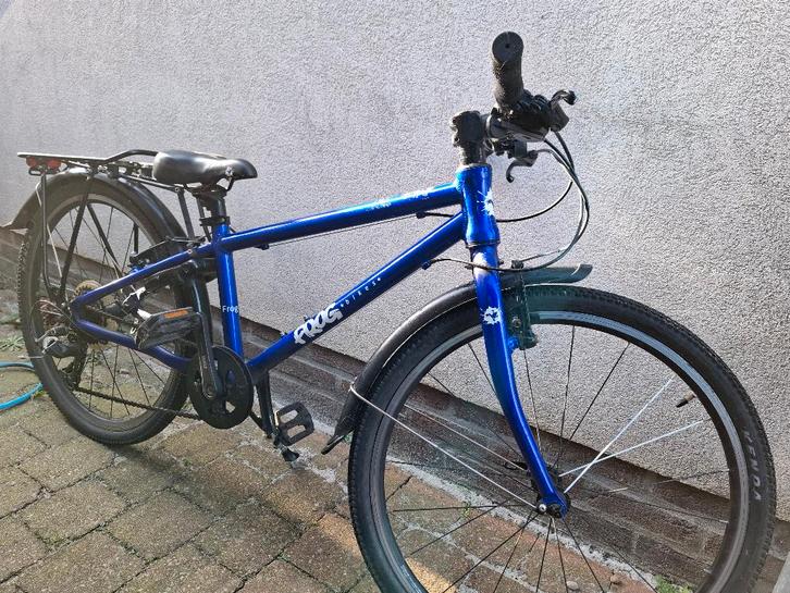 jongensfiets, Fietsen en Brommers, Fietsen | Jongens, Gebruikt, 22 inch, Handrem, Ophalen